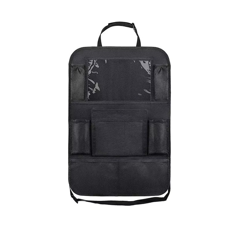 Backseat Organizer with Tablet Holder - Multi-Pocket Kick Mat – image 8