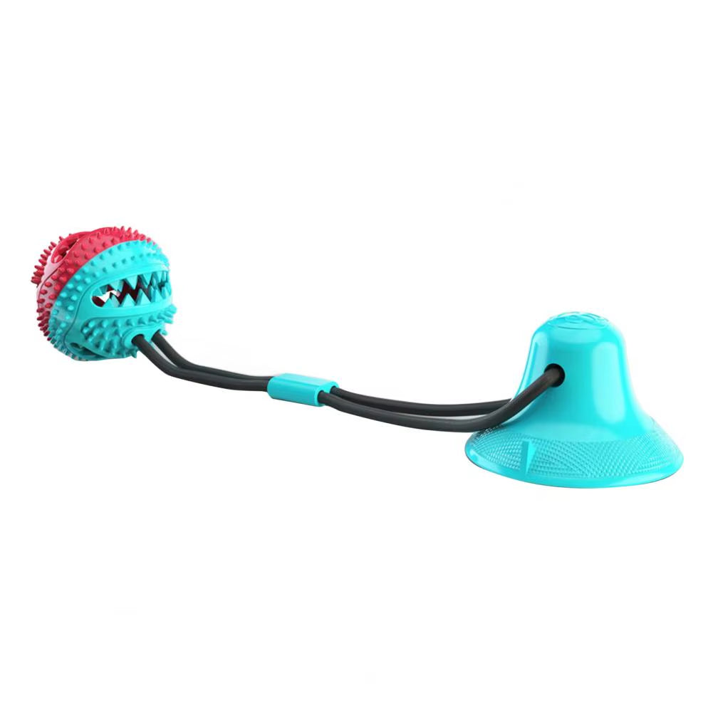 Suction Cup Dog Tug Toy - Chew Rope with Treat Ball – image 9
