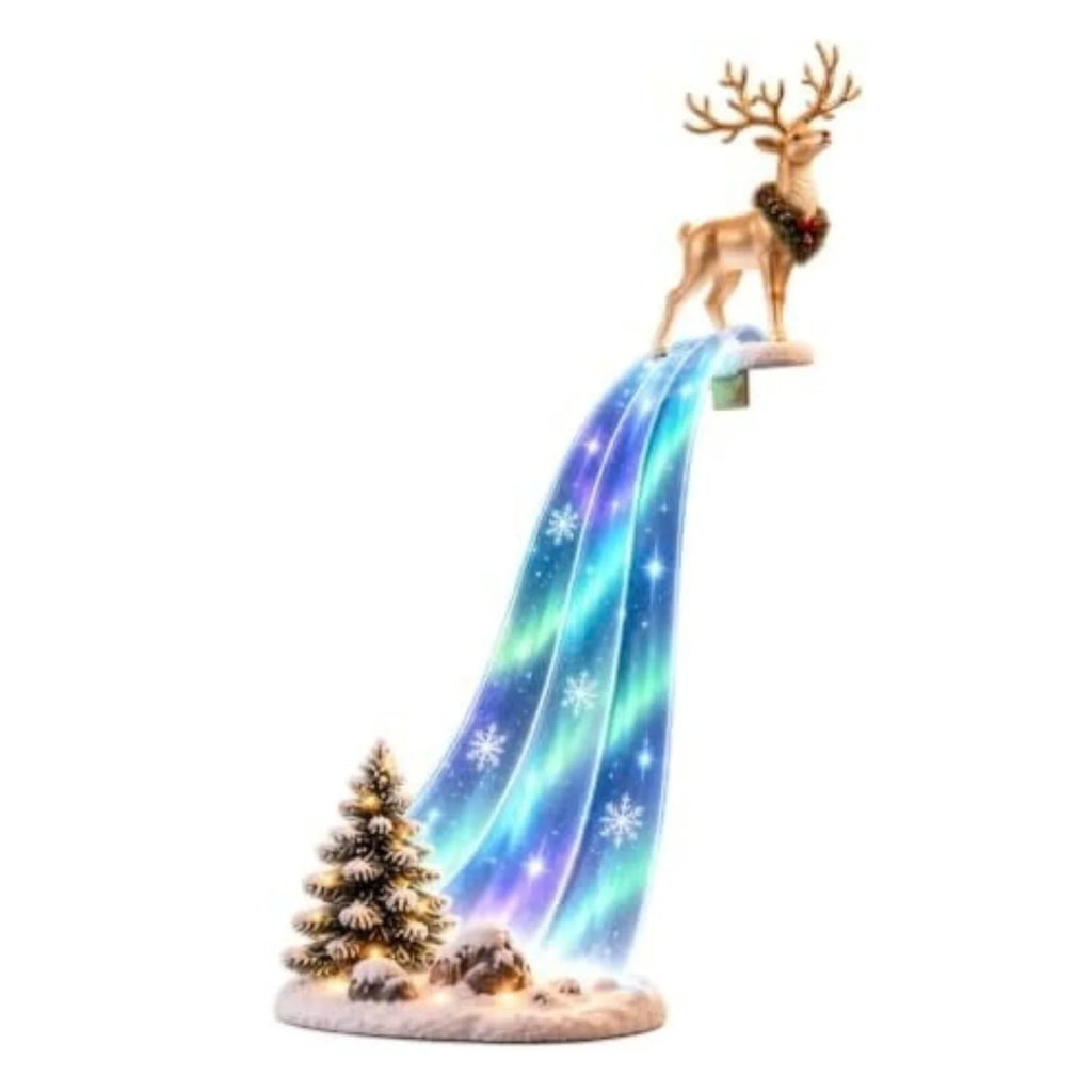 Lighted Reindeer Christmas Shelf Sitter Scene Decor – image 6
