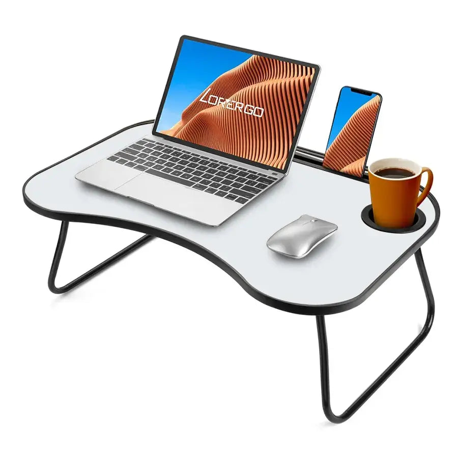 Laptop Stand for Bed - Portable Wooden Lap Desk – image 4