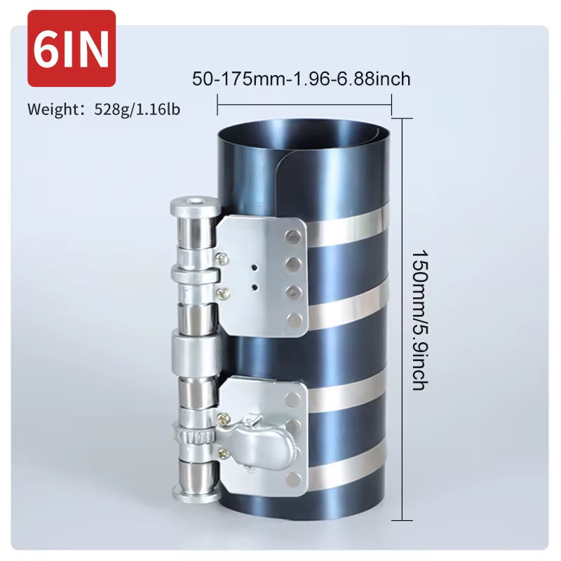 Piston Ring Compressor – Ratchet Band Tool, 3, 4 or 6 in – image 9