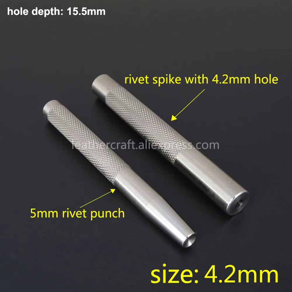 Copper Rivet and Burr Setting Tool for Leather Craft – image 5