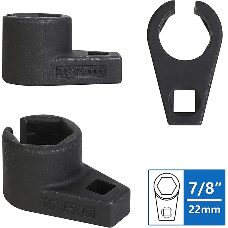 Oxygen Sensor Socket Set, 5-Piece O2 Sensor Wrench & Thread Chaser Kit – image 3