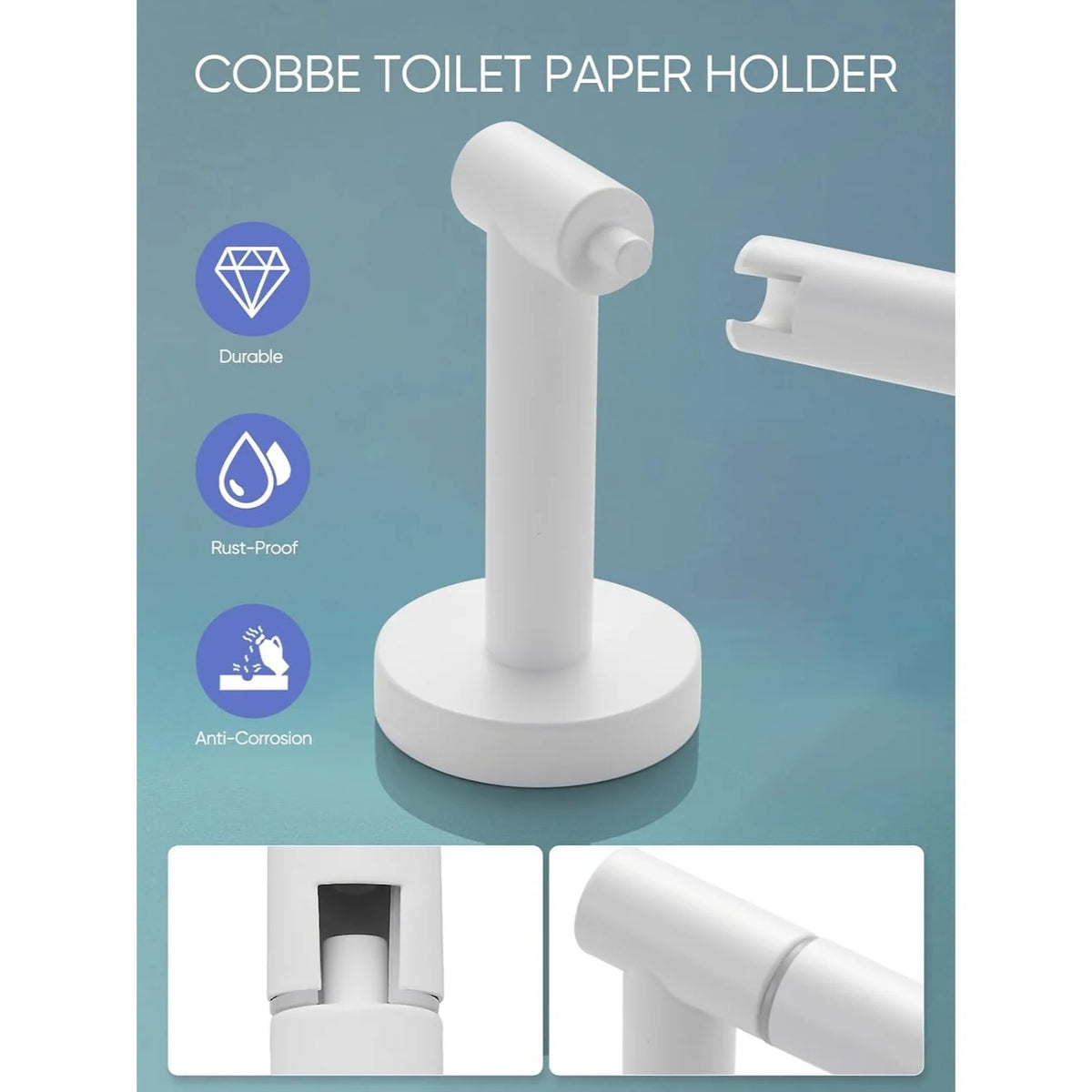 Toilet Paper Holder Wall Mount - SUS304 Stainless Steel – image 5