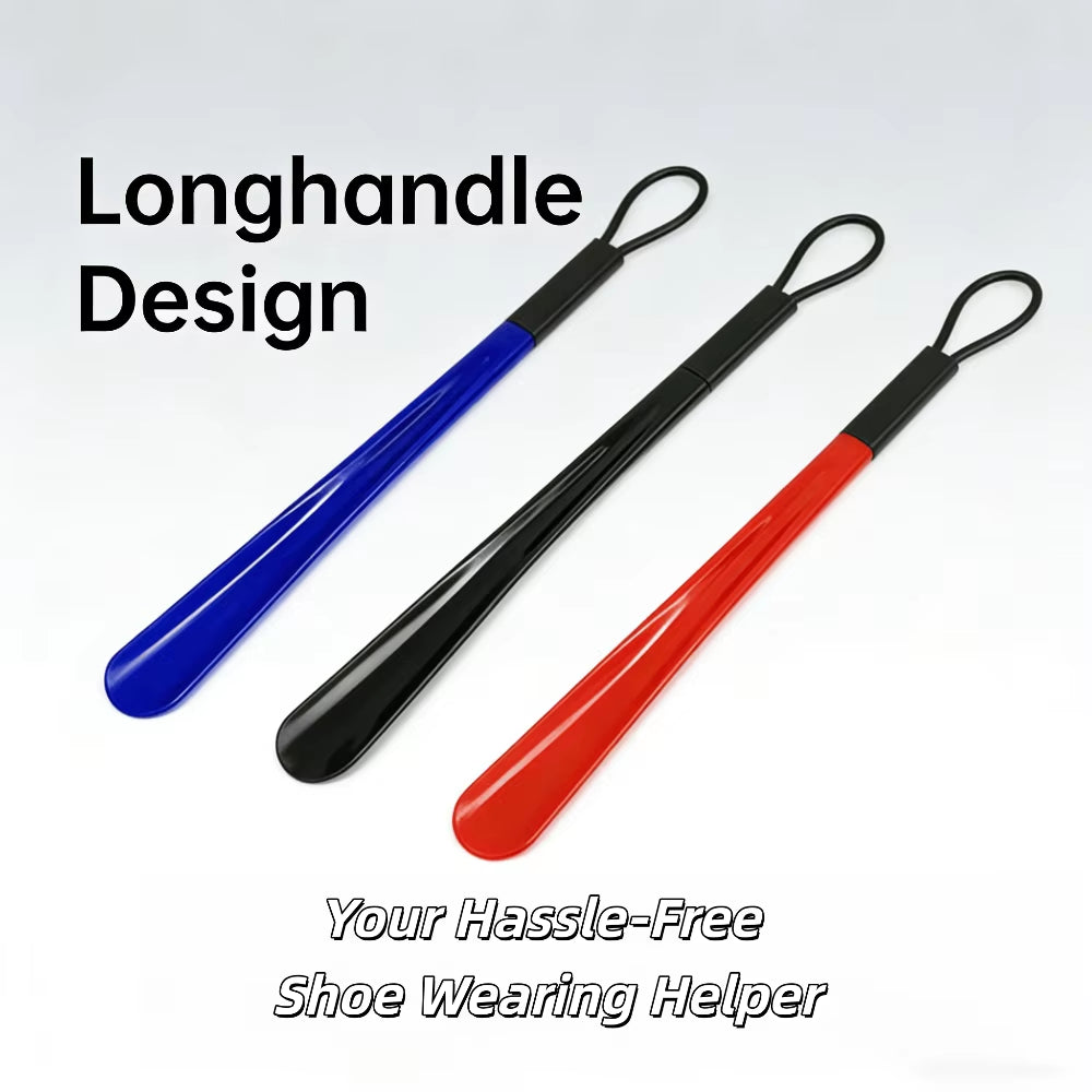 Shoe Horn Extra Long, Non-Slip ABS Shoe Helper with Hanging Hole – image 6