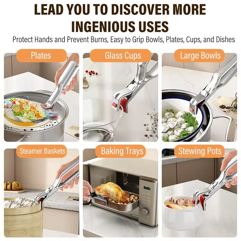 Hot Dish Plate Gripper Clip - Anti-Scald Bowl Clamp – image 5