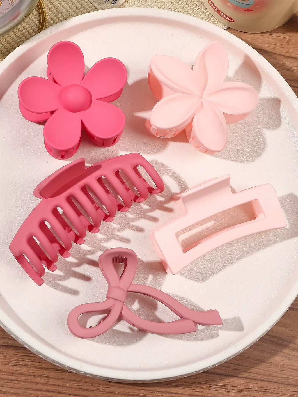 Hair Claw Clips 5-Pack Large Matte Strong-Hold Clips – image 8