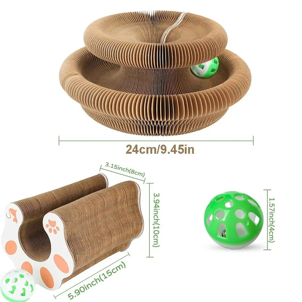 Accordion Cat Scratching Board Toy – image 6