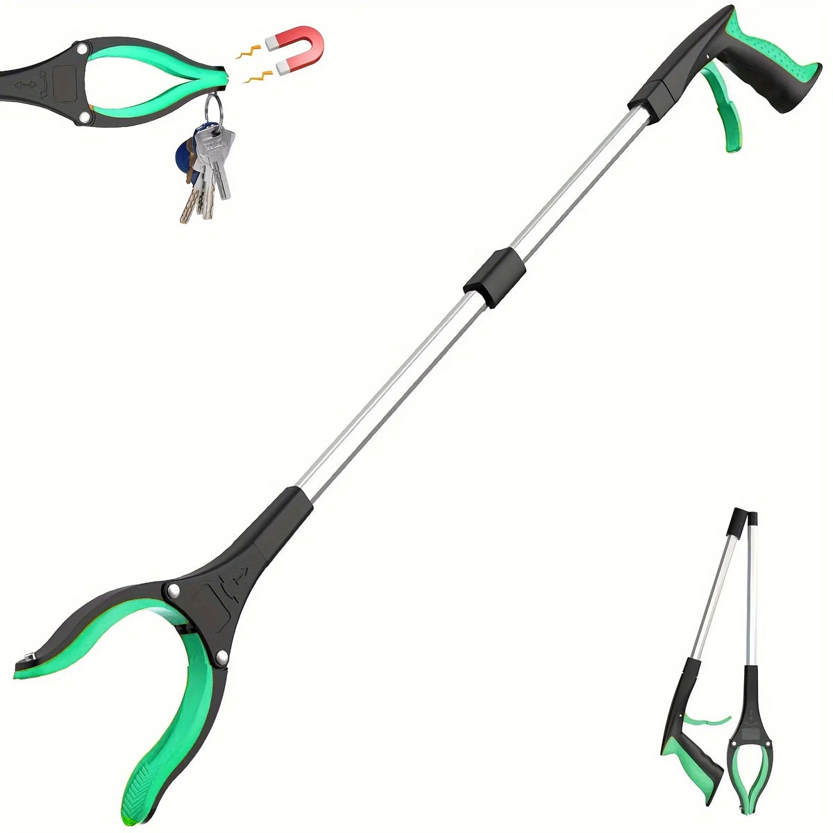 Reacher Grabber Tool 32 Inch – 360° Rotating Pick-Up Gripper – image 9