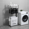 Laundry Sorter Shelf, 3-Tier with Removable Bags and Side Hooks