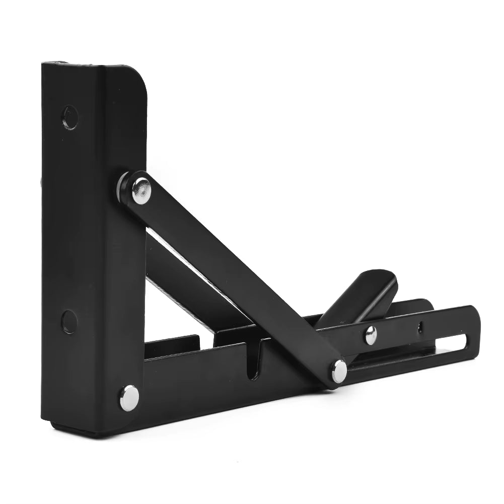 Folding Shelf Brackets - 2-Pack Stainless Steel Camper Table Brackets – image 5