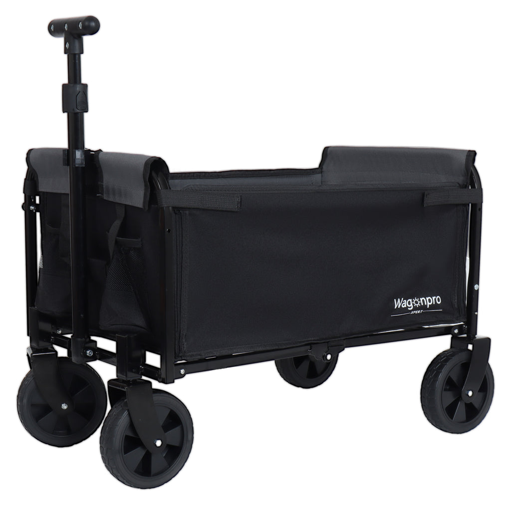 Convertible Folding Camping Wagon with Bench Seat and Storage – image 1