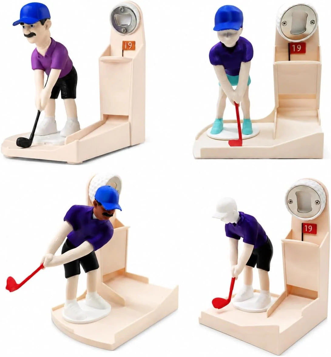 Golf Bottle Opener Game with Cap Launcher for Home Bar – image 2