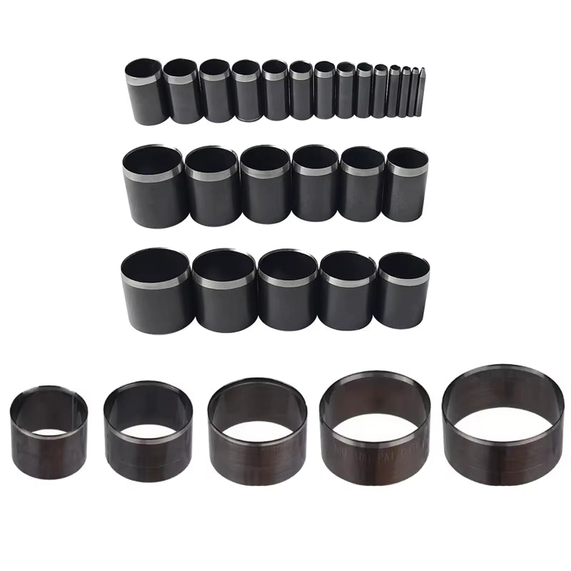 30 Piece Round Hollow Hole Punch Set 1 to 50mm with Case – image 1