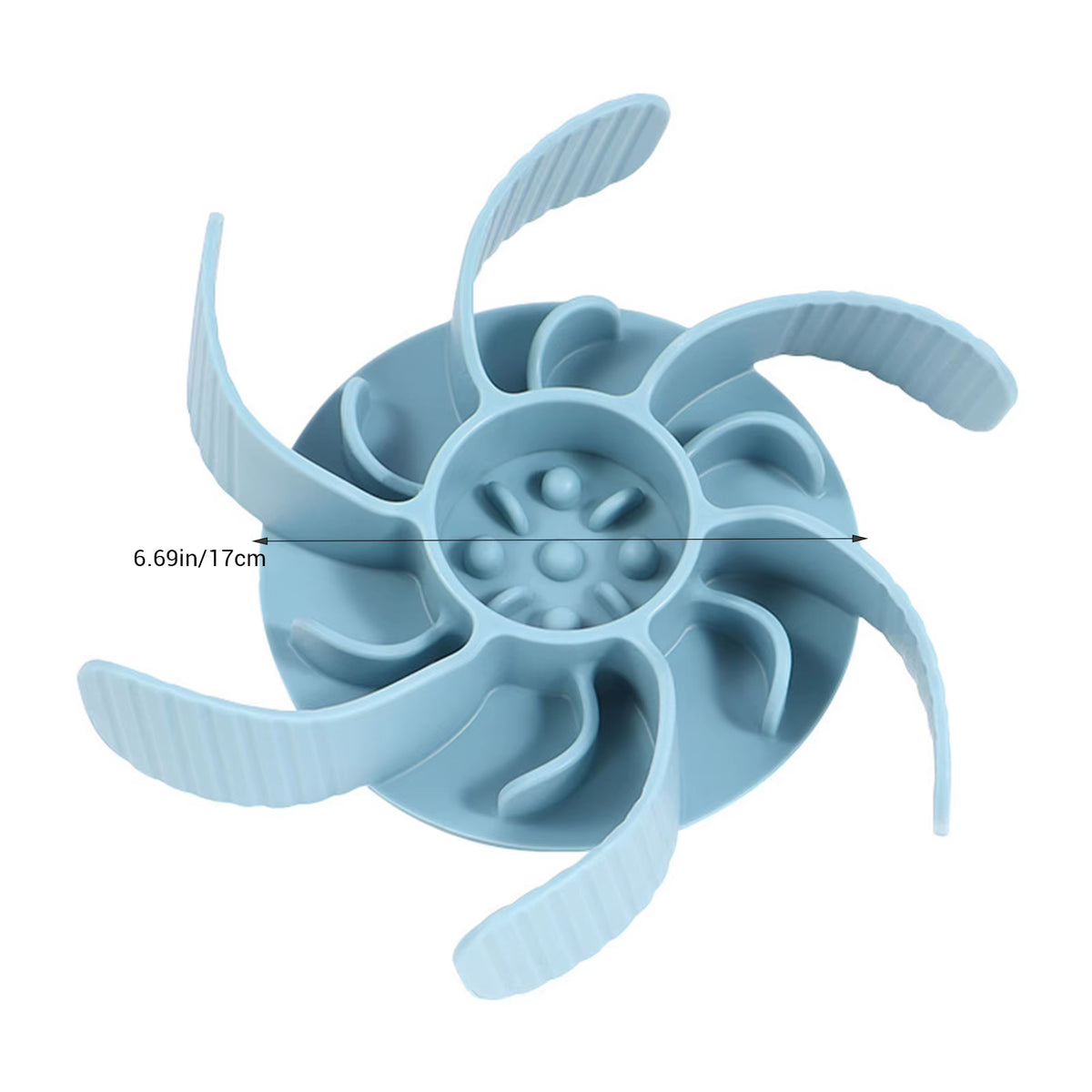 Slow Feeder Bowl Insert - Silicone Spiral with Suction Cup – image 4