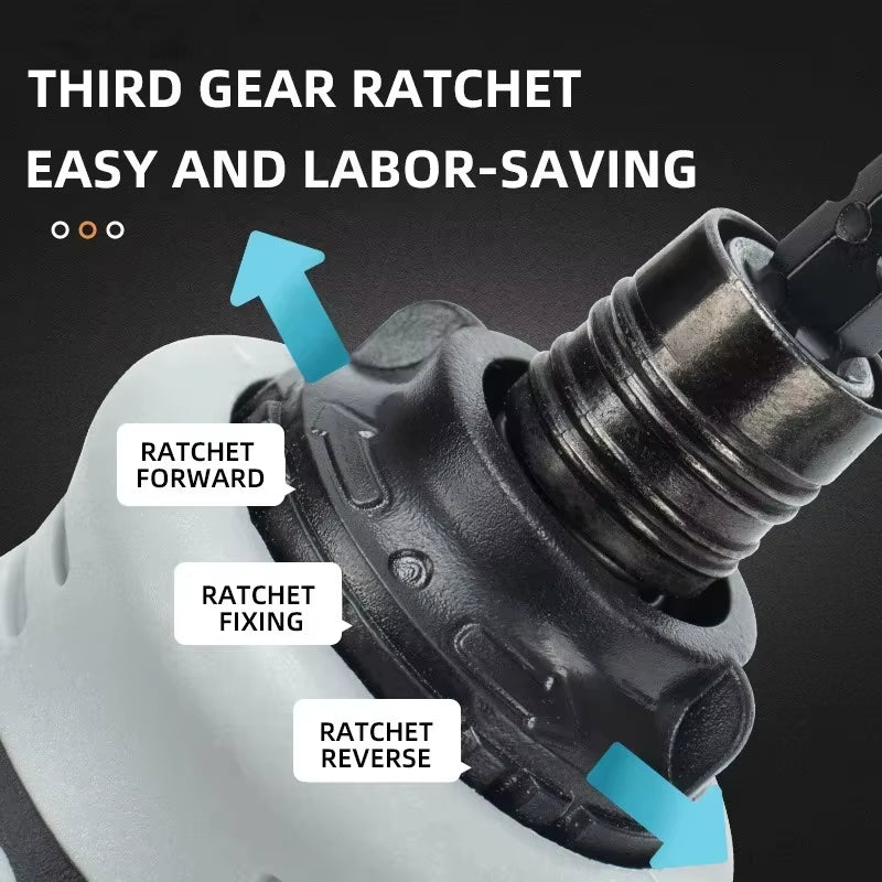 Ratcheting Screwdriver 13-in-1 - Multi-Bit Phillips & Slotted Driver – image 5