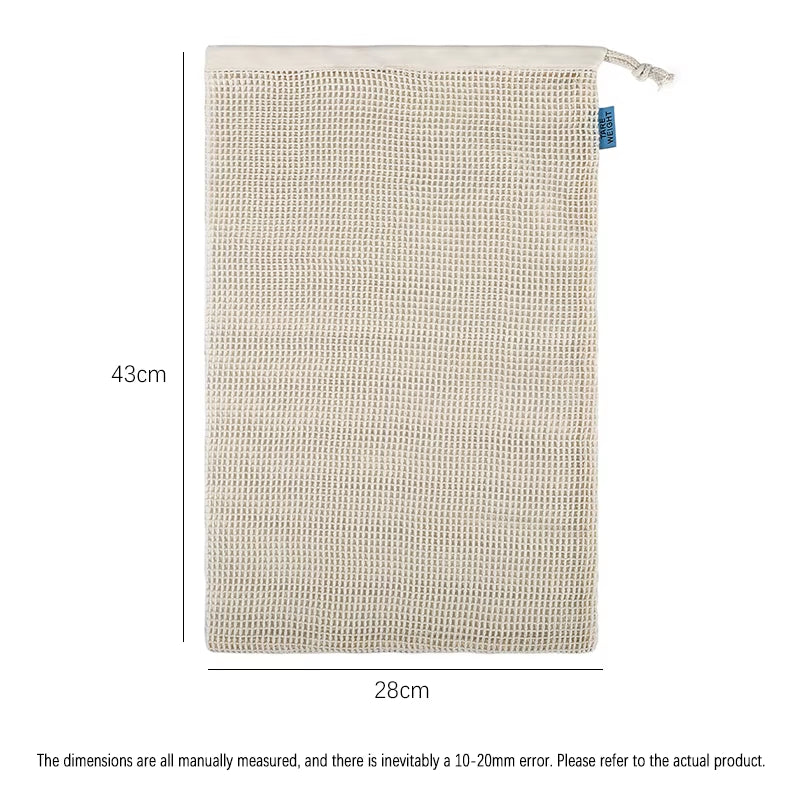 Mesh Produce Bags – Reusable Cotton Grocery Bags – image 9
