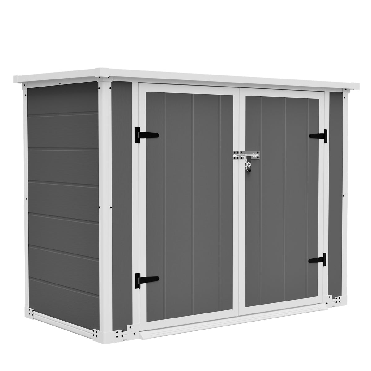 Outdoor Storage Shed Horizontal with Ramp and Lockable Lid, 33 cu ft – image 18