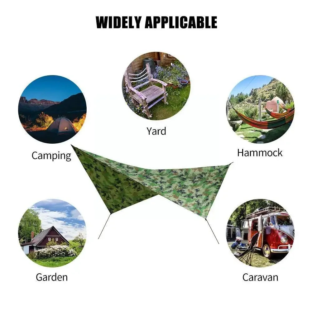 Waterproof Camouflage Tarp Canopy 90x55 in – image 5