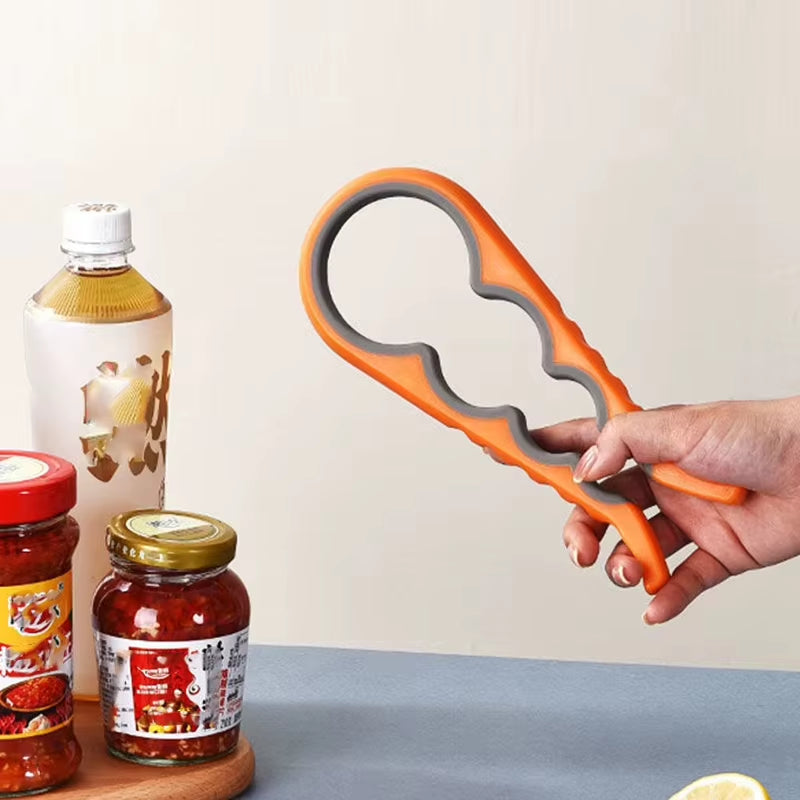 Jar Opener 4-in-1 – Lid Gripper, Bottle and Can Opener – image 3