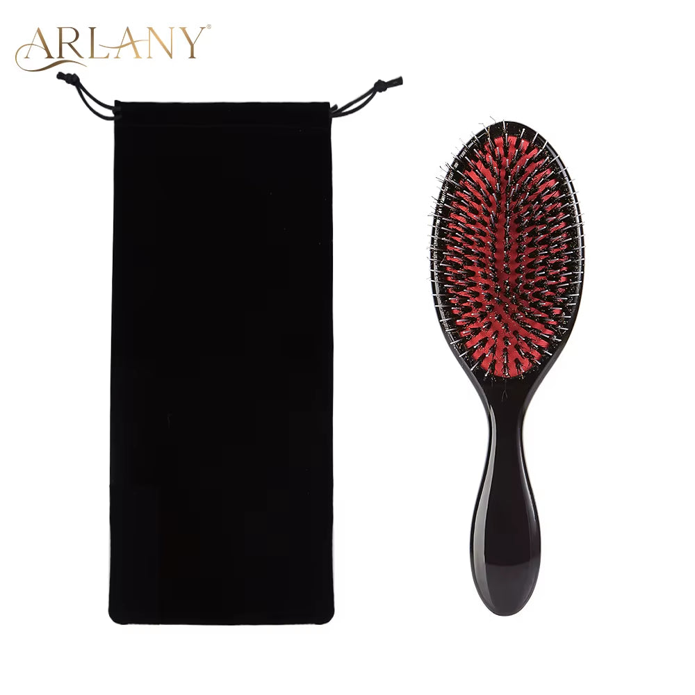 Boar Bristle Massage Hair Brush – image 9