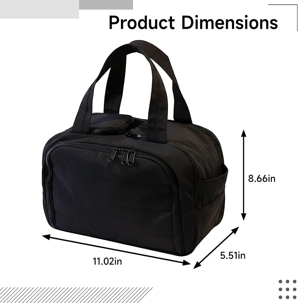 Standing Makeup Bag – Large Travel Cosmetic Organizer – image 2