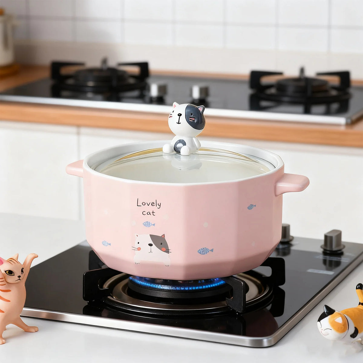 Noodle Bowl with Cat Design, 850 ml Ramen and Soup Bowl – image 2