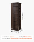 Rotating Media Storage Tower, 34 Compartments for Game Discs and DVDs – image 1