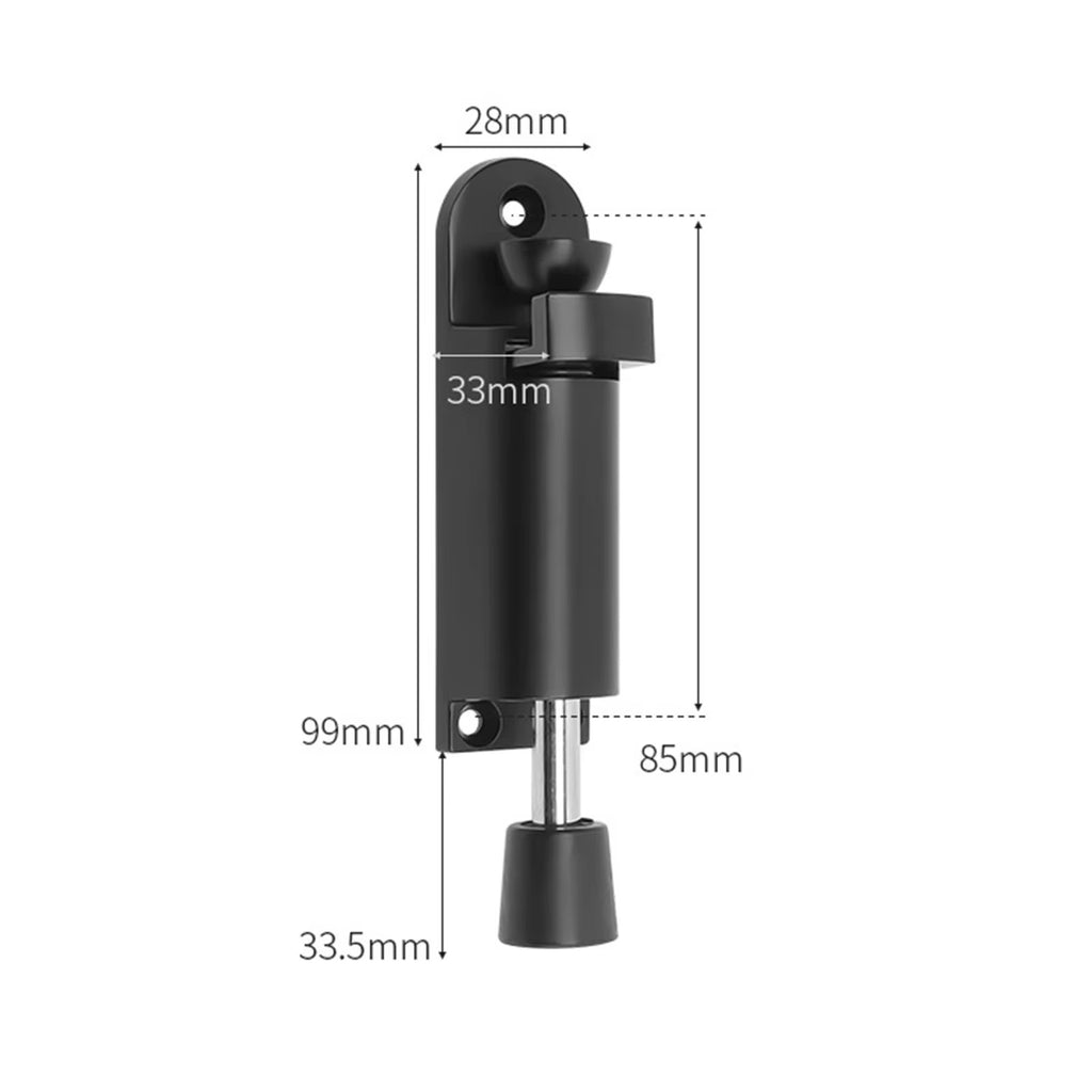 Kick Down Door Stop - Alloy Foot-Operated Door Holder – image 6