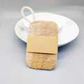 Natural Loofah Dish Scrubbers - Plant-Based Kitchen Sponge Pads for Pots & Pans