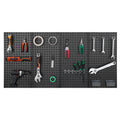 Metal Pegboard Panels 4-Pack, 24 x 12 in Garage Wall Tool Organizer