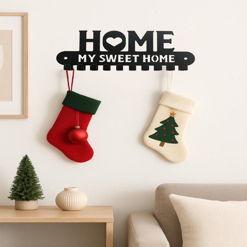 Wall Key Holder – 2-in-1 Halloween and Christmas Iron Key Hooks