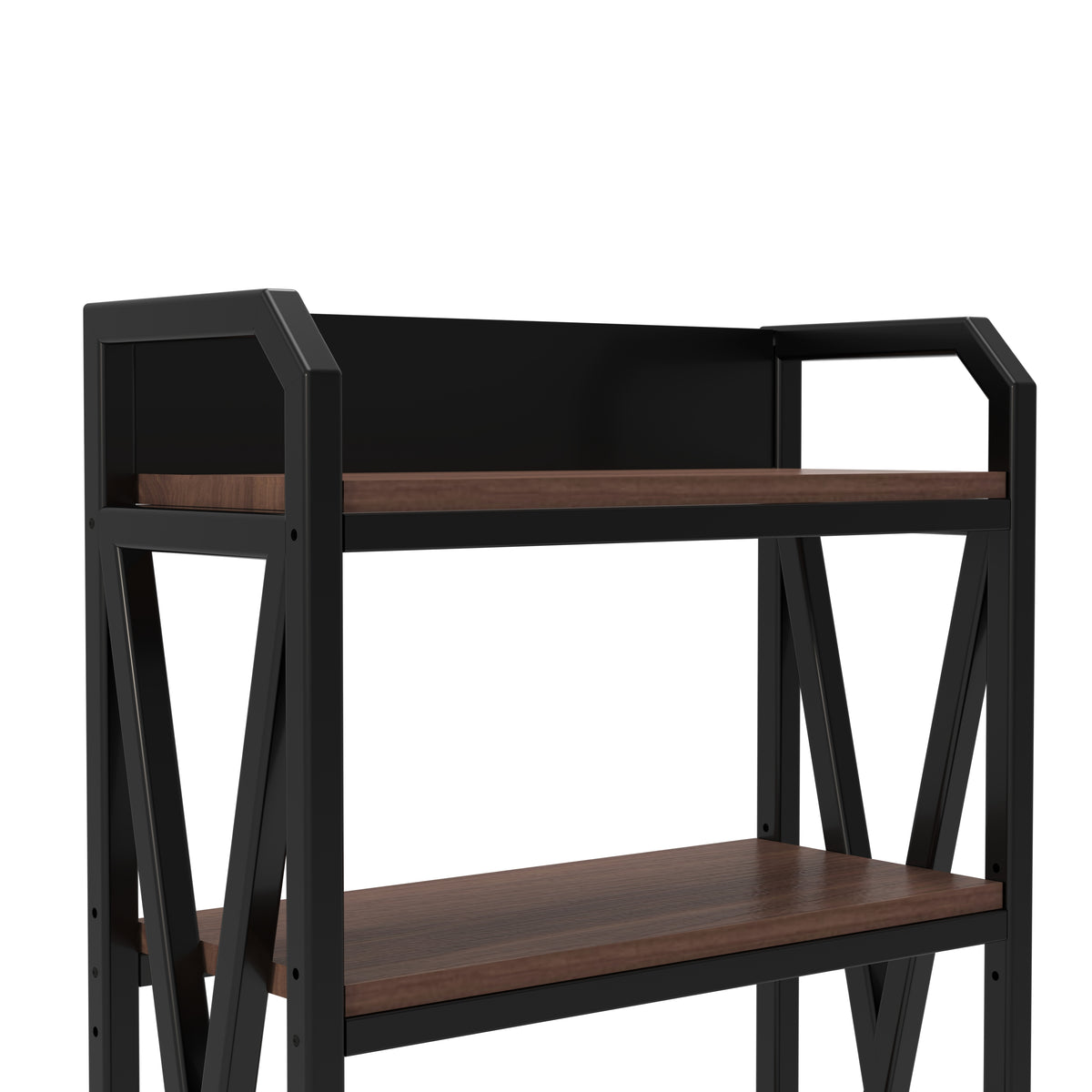 Bakers Rack, 4-Tier Metal and Wood Kitchen Storage Shelf, 56 in – image 12
