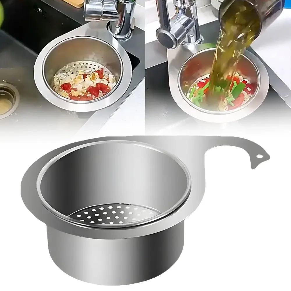 Stainless Steel Swan Sink Strainer Basket – image 4