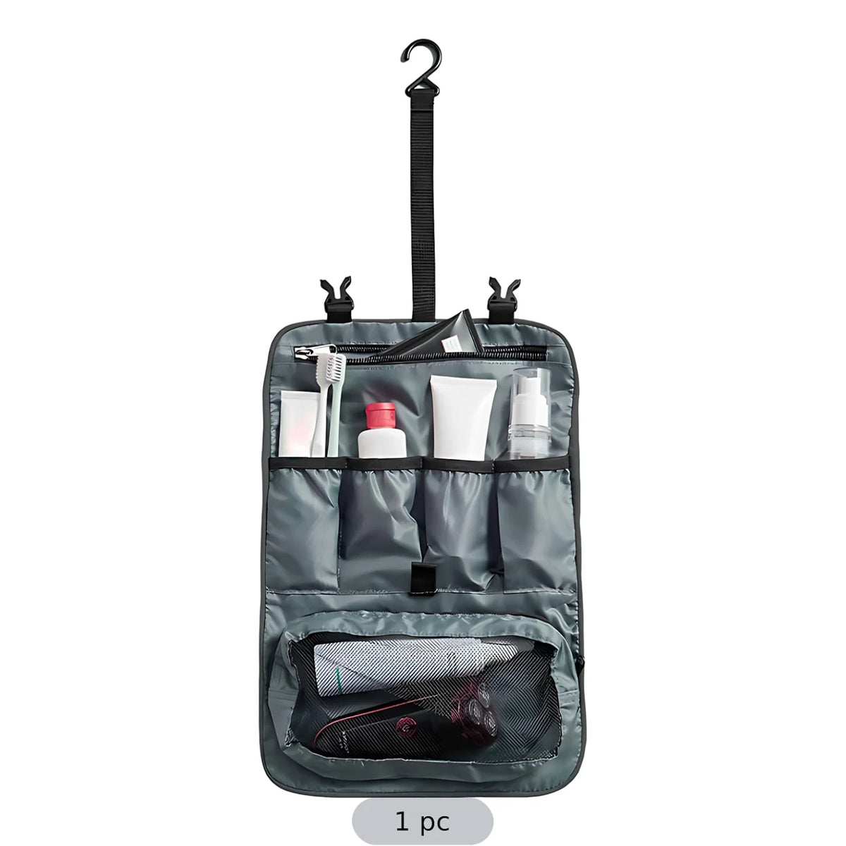 Hanging Cosmetic Bag, Water-Resistant Travel Toiletry Organizer – image 2