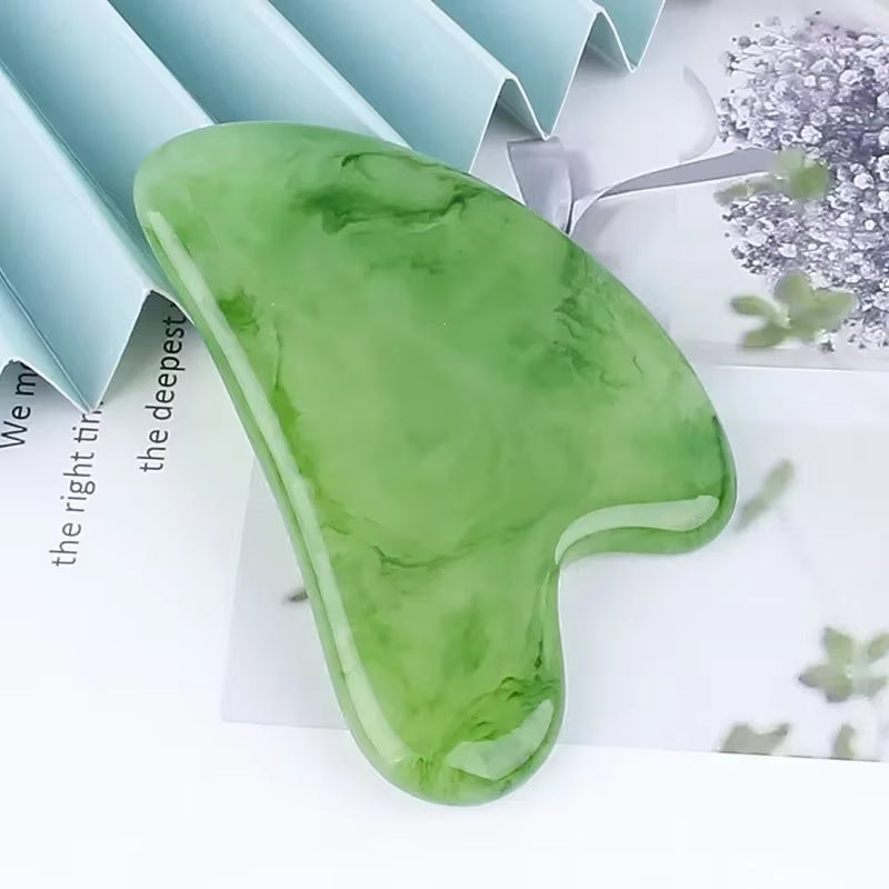 Gua Sha Board Heart-Shaped Resin Facial Massage Tool – image 4