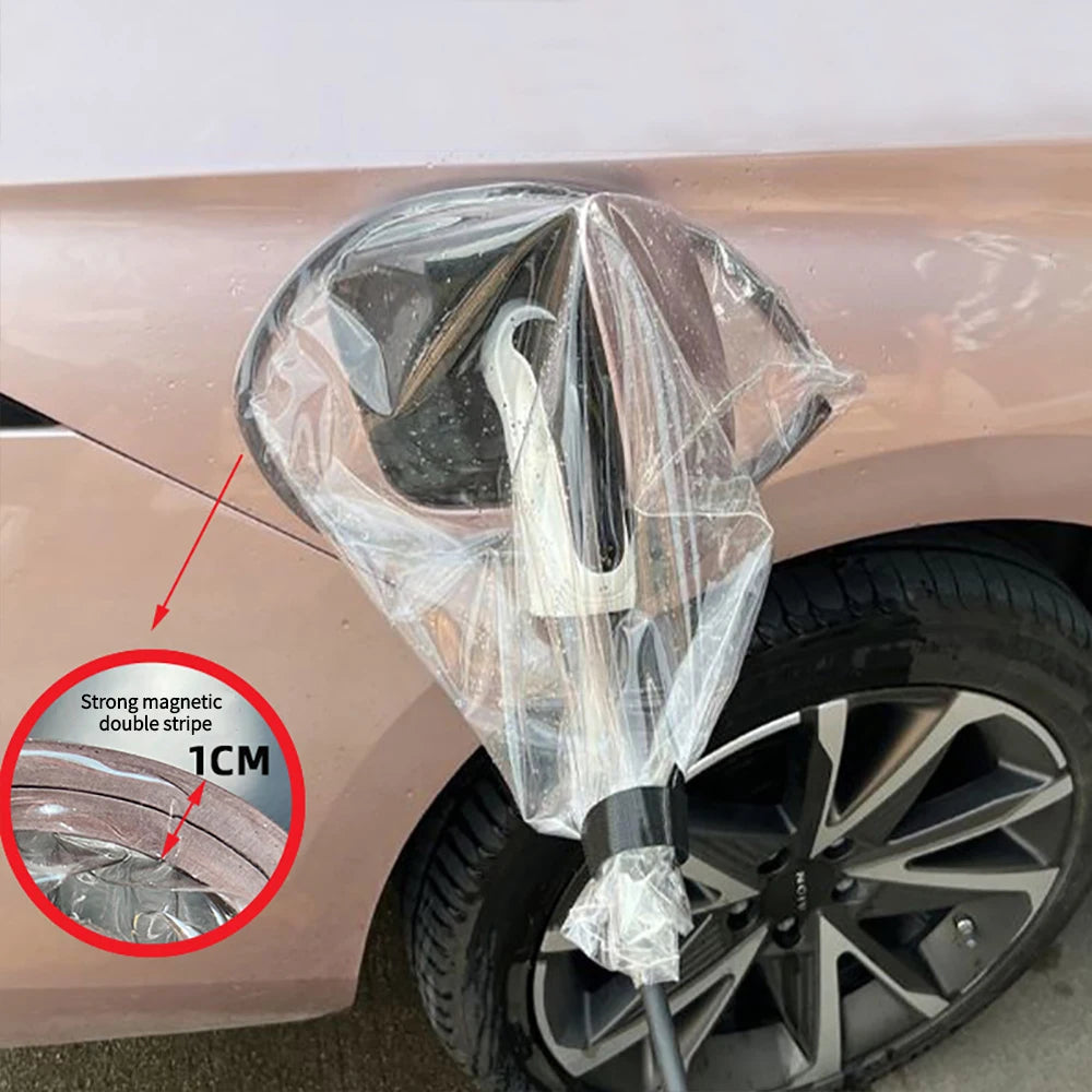 EV Charging Port Rain Cover – Magnetic Waterproof Protector – image 4