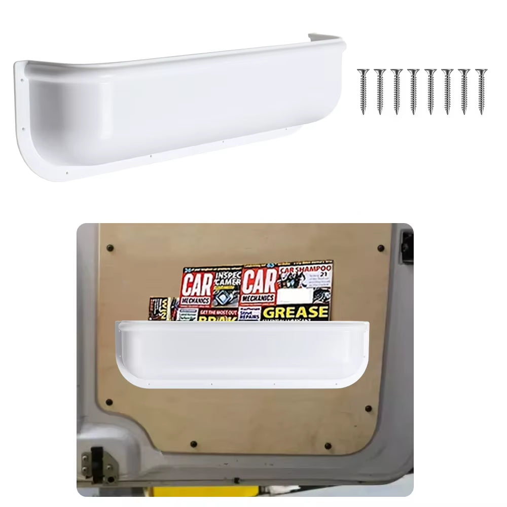 Van & Camper Door Storage Shelf - 18in Universal Tool Organizer Pocket