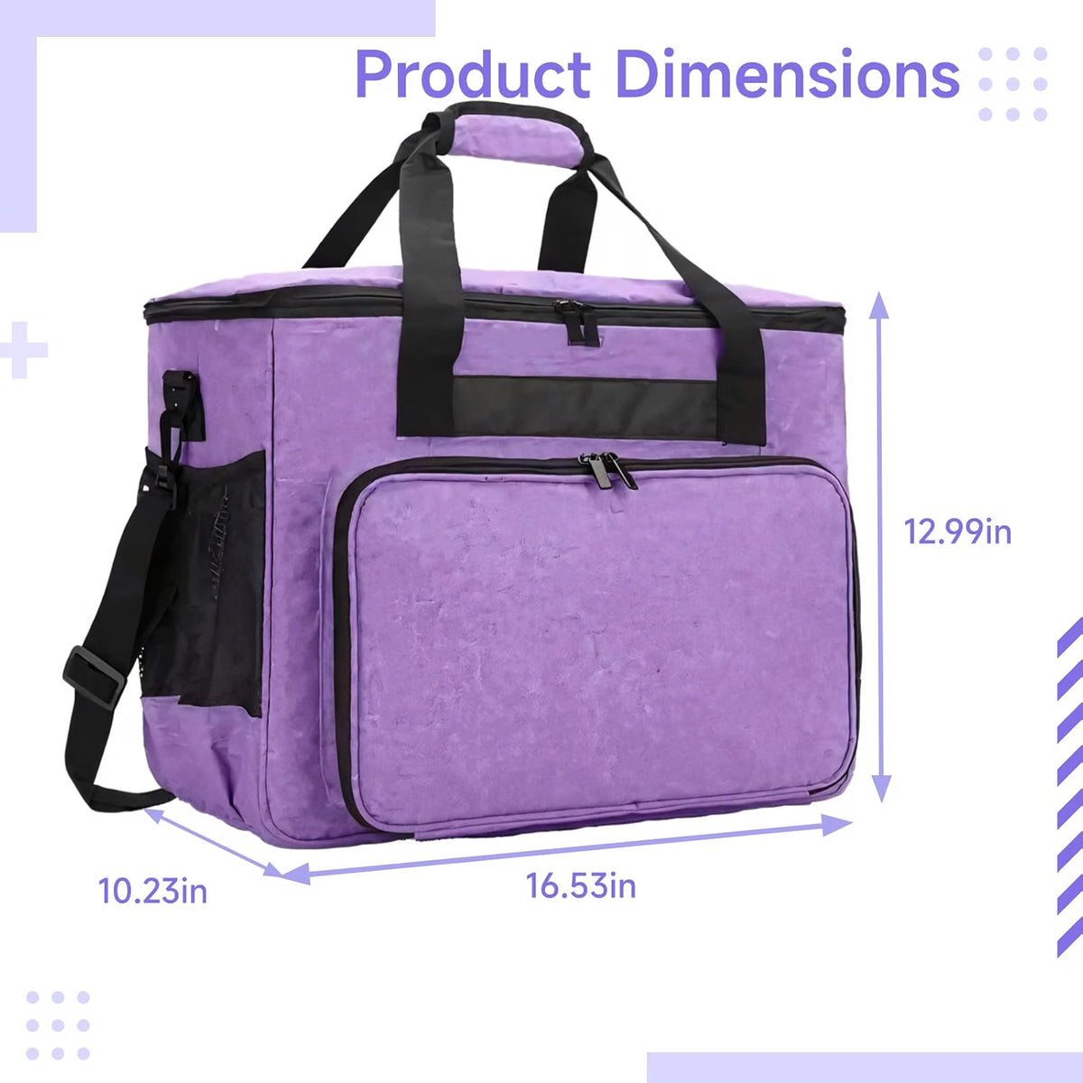 Sewing Storage Bag, Large Craft and Tool Organizer with Pockets – image 2