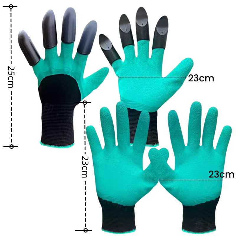 Garden Gloves with Claws - Digging & Planting Work Gloves