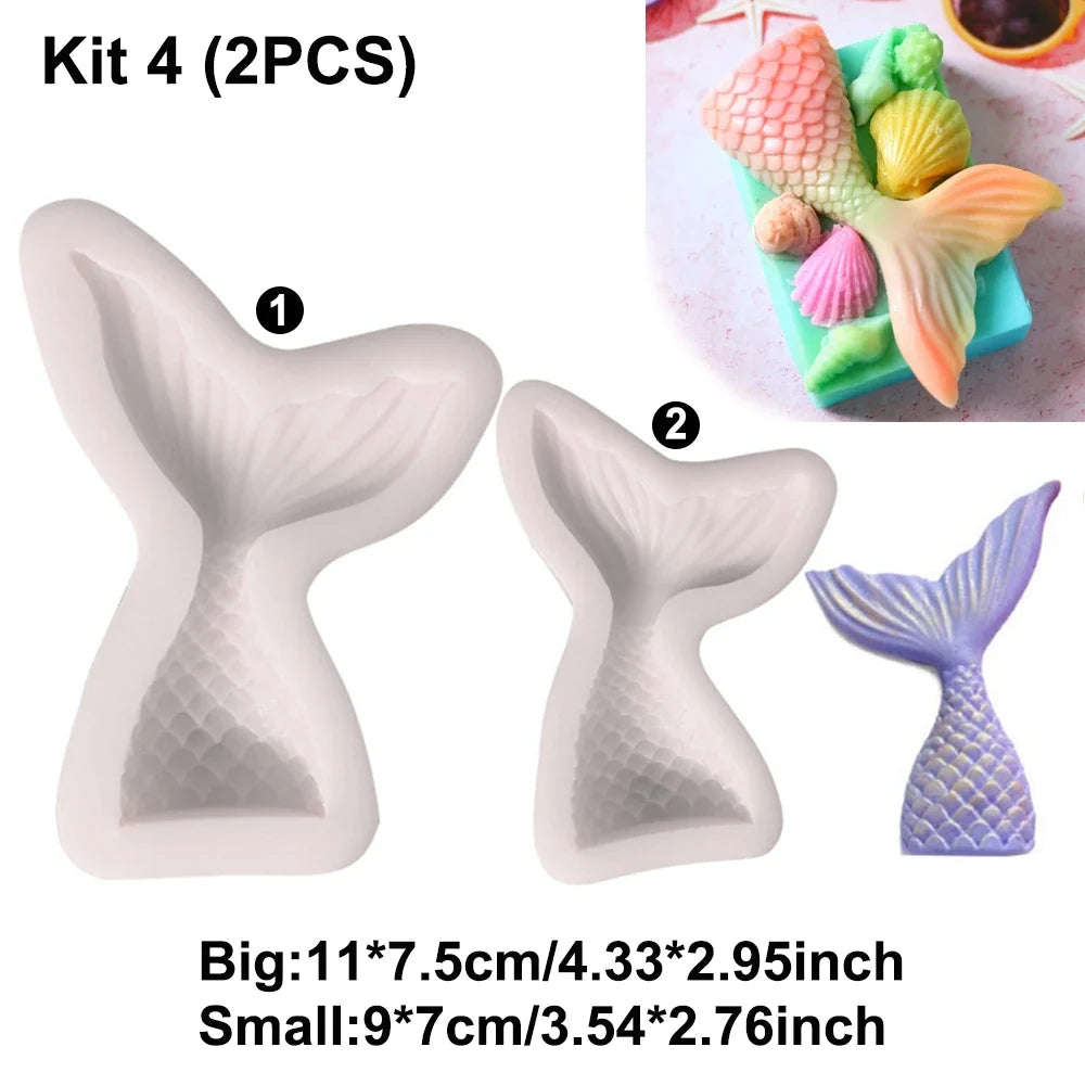 Silicone Soap Mold Kit with Wooden Box and Cutters, 42 oz – image 15