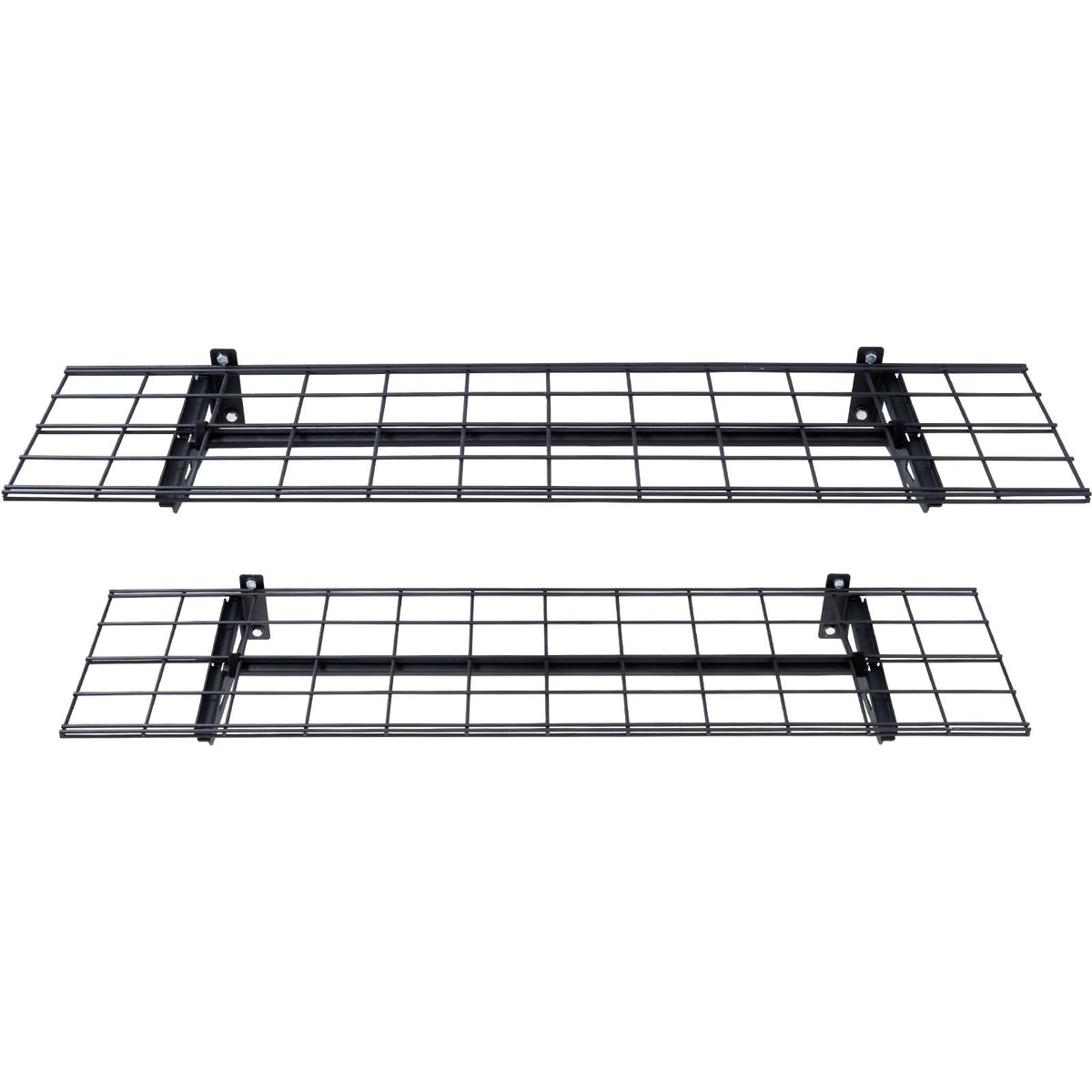 Wall Mounted Garage Shelves 2-Pack, 4 x 1 ft Steel, 400 lb Total – image 1