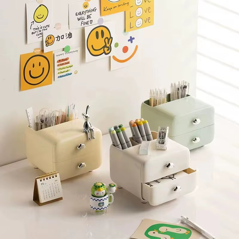Bunny Desk Drawer Organizer with Pen Holder – image 4