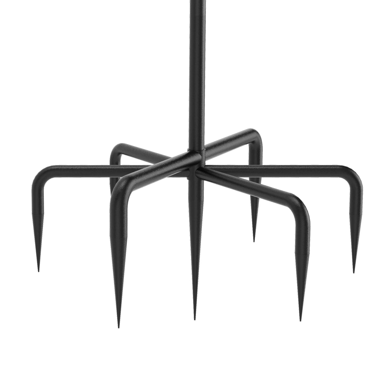 Adjustable String Light Poles 2-Pack, 108 in Metal Shepherd Hooks – image 7