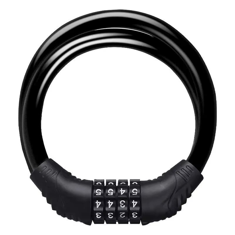 Bike Lock - 4-Digit Combination Cable Lock for Bicycle and Scooter – image 8