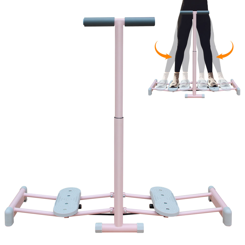 Ski Machine Trainer - Foldable Ski Simulator with Adjustable Handrails