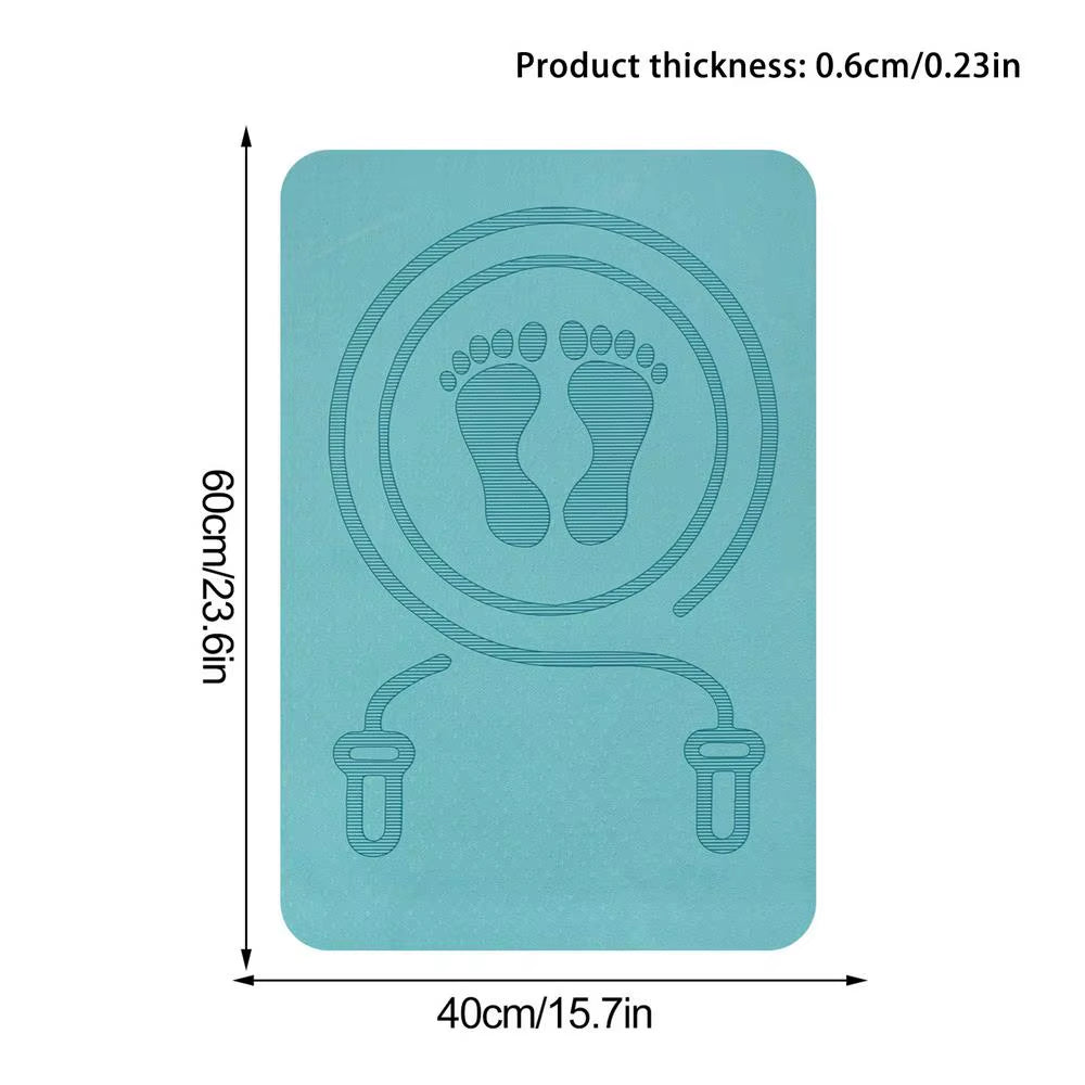 Jump Rope Mat, Non-Slip 6 mm TPE Exercise Mat – image 9