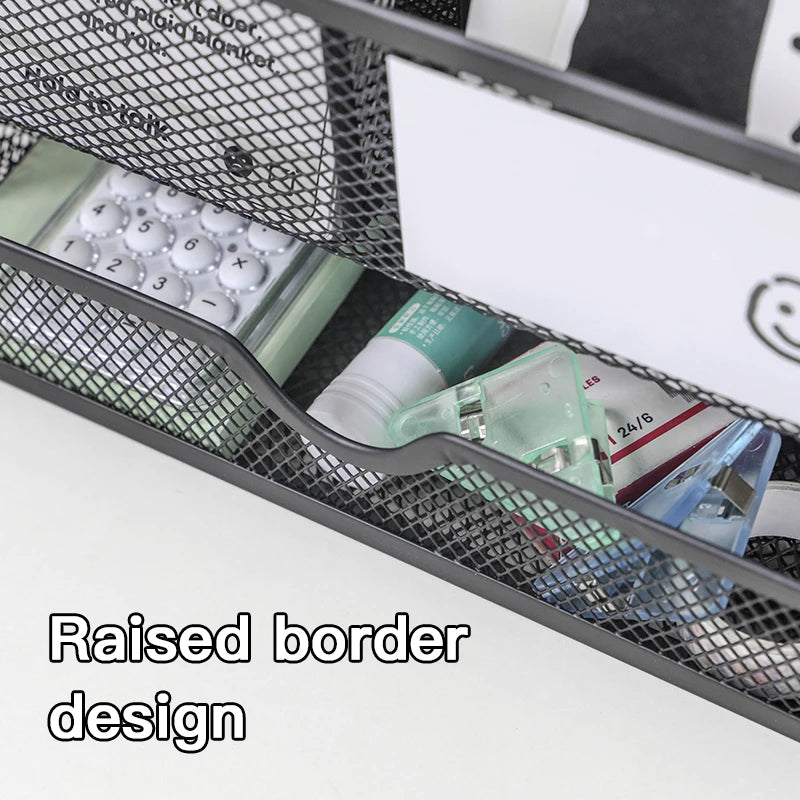 Desk Organizer with Drawer and Pen Holder – image 6