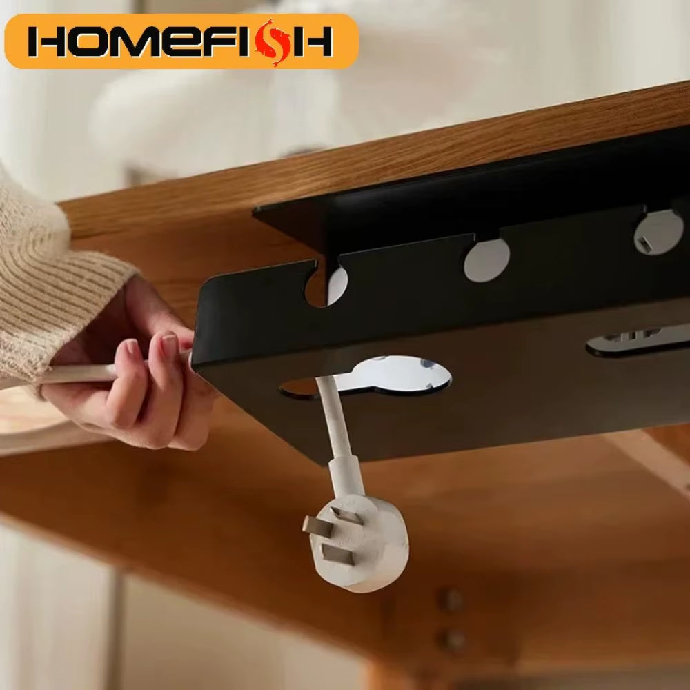 Under Desk Cable Management Tray, No-Drill Clip-On – image 5