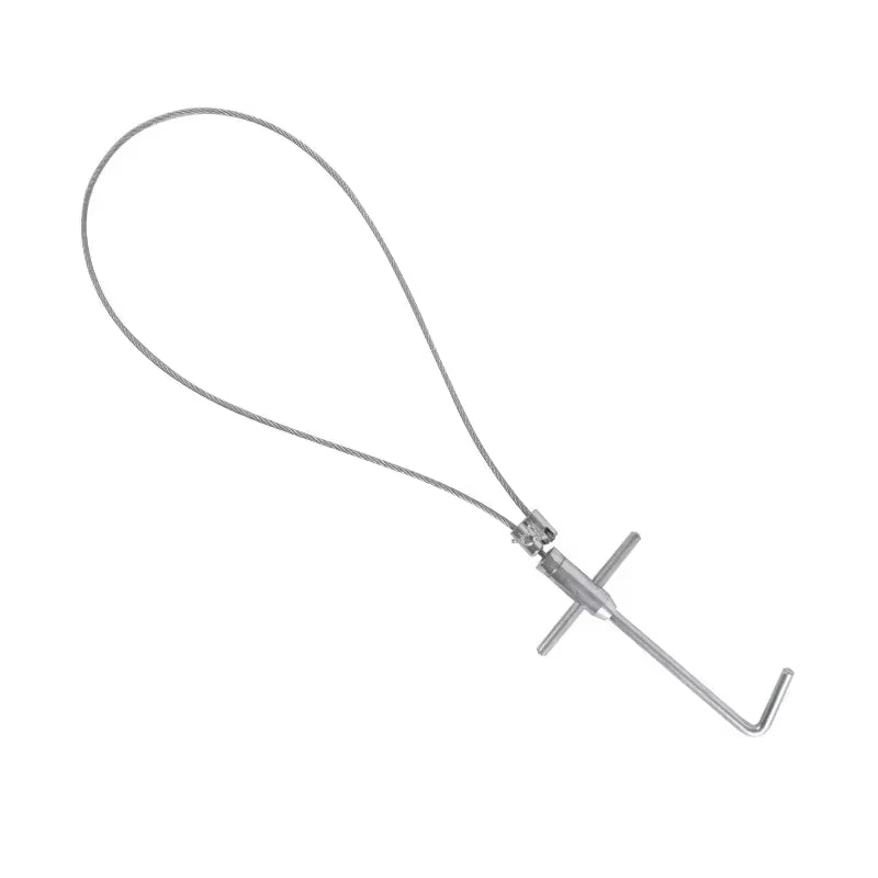 Farm Hog Snare Holder, Stainless Cable Pig Catcher with T-Handle – image 5